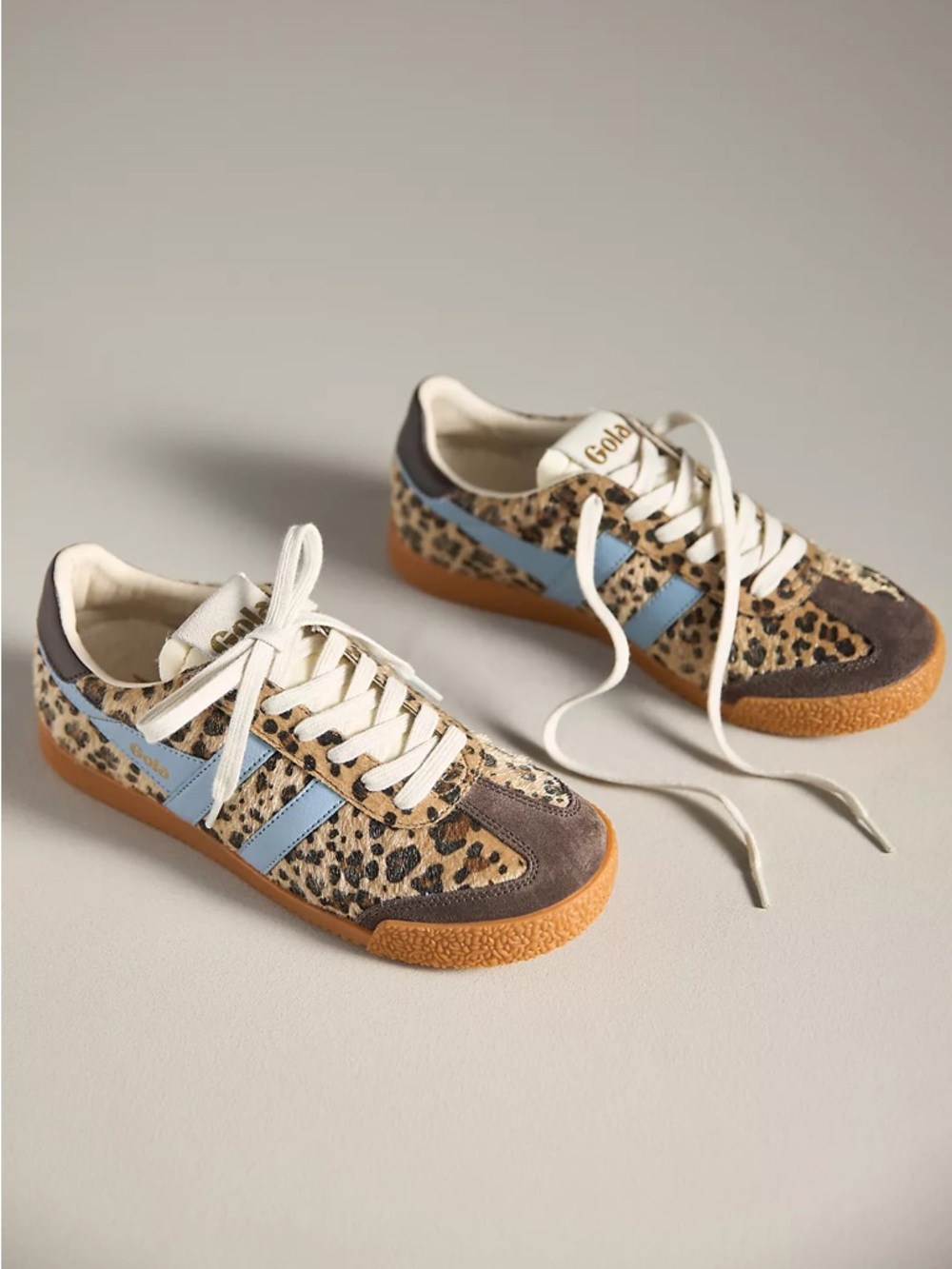 Gola Elan Sneakers Dark Brown/Leopard/Air
